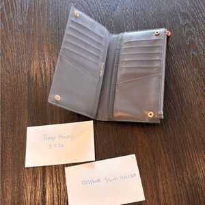 Dagne Dover Graphite Slim Wallet